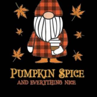 Autumn gnome phone wallpaper