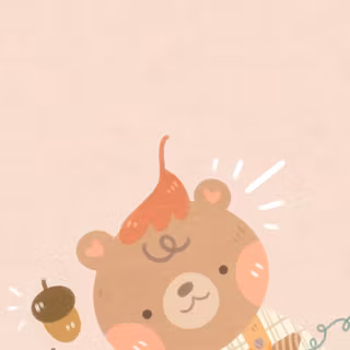 Cute Kawaii autumn wallpaper