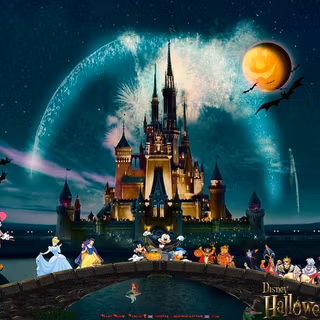 Halloween Disney laptop wallpaper
