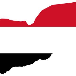 Yemen flag map wallpaper