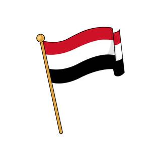 Yemen flag map wallpaper