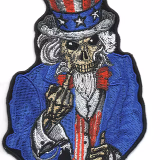 Uncle Sam skeleton wallpaper