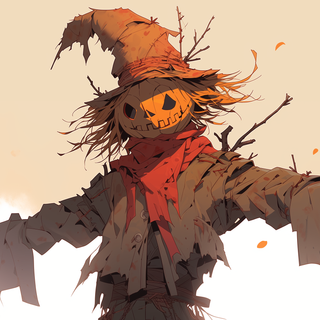 Aesthetic scarecrow wallpaper
