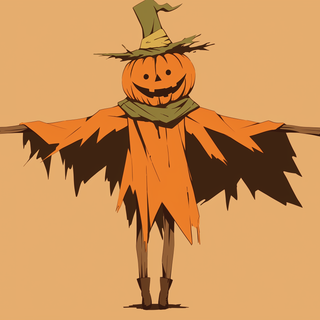 Aesthetic scarecrow wallpaper