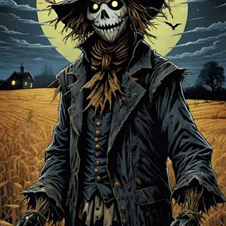 Aesthetic scarecrow wallpaper