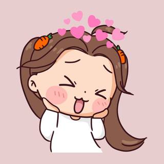 Cartoon portrait wallpaper