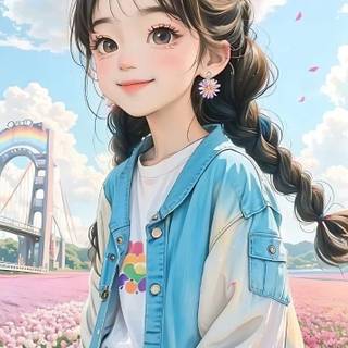 Cartoon portrait wallpaper