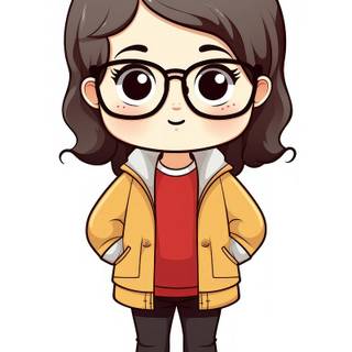 Cartoon portrait wallpaper