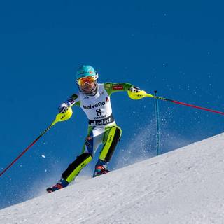 Ski racing wallpaper