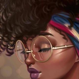 Cartoon portrait wallpaper