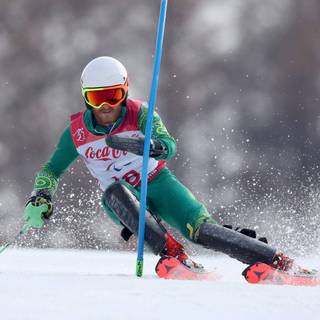 Ski racing wallpaper