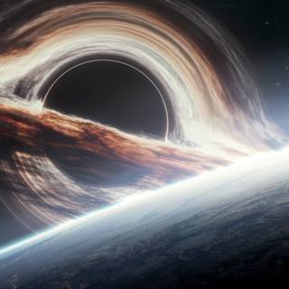 Black hole PC wallpaper