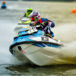 Ski racing wallpaper