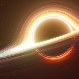 Black hole PC wallpaper