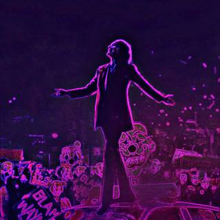 Purple Joker wallpaper