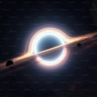 Black hole PC wallpaper