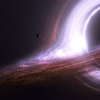 Black hole PC wallpaper