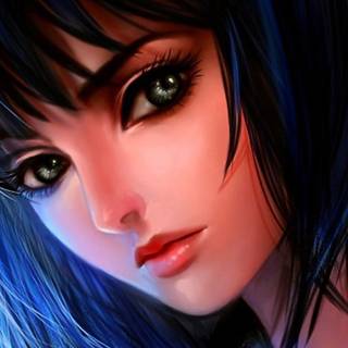 Cartoon portrait wallpaper