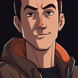 Cartoon portrait wallpaper