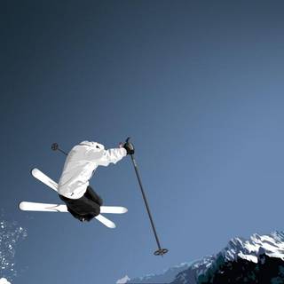 Ski racing wallpaper