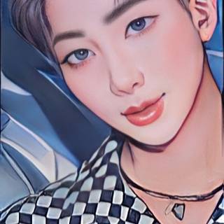 Cartoon portrait wallpaper