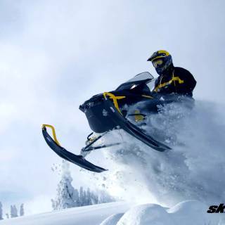 Ski racing wallpaper