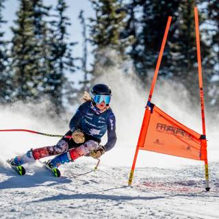 Ski racing wallpaper