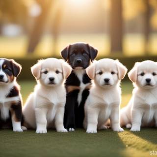 Dog group wallpaper