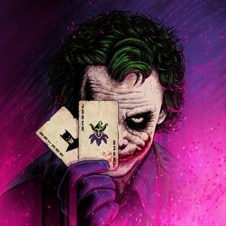 Purple Joker wallpaper