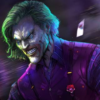 Purple Joker wallpaper