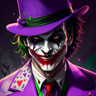 Purple Joker wallpaper