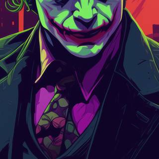 Purple Joker wallpaper