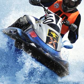 Ski racing wallpaper