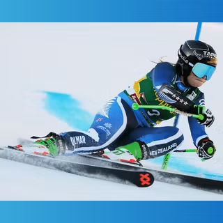 Ski racing wallpaper