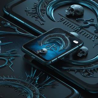 Phone aesthetic black wallpaper