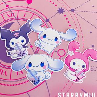 Cinnamoroll and Stitch wallpaper