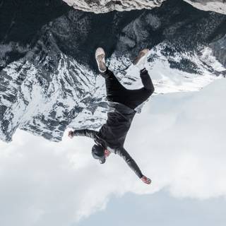 Person falling wallpaper