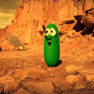 Larry The Cucumber wallpaper