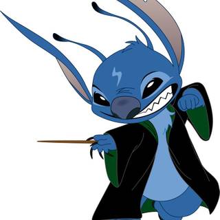 Stitch and Harry Potter wallpaper