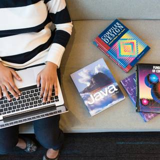 Coding girl wallpaper