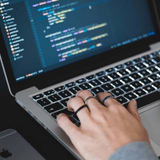 Coding girl wallpaper