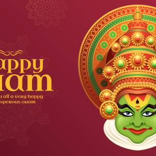 Onam festival wallpaper