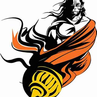 Hanuman sticker wallpaper