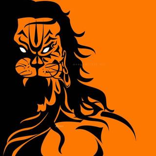 Hanuman sticker wallpaper