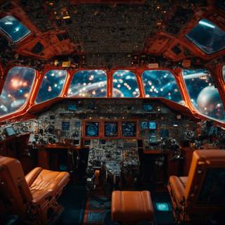 Aeroplane cockpit wallpaper