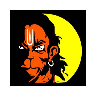 Hanuman sticker wallpaper