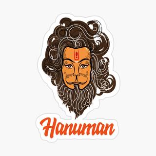 Hanuman sticker wallpaper