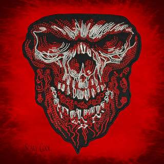 Skull biker wallpaper