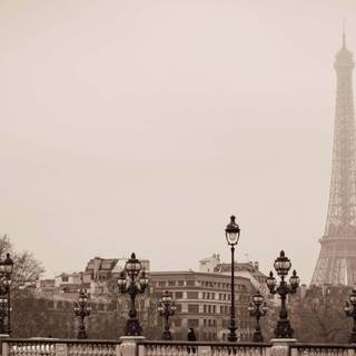 Eiffel Tower vintage wallpaper
