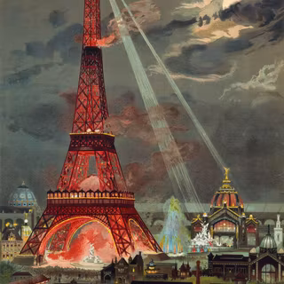 Eiffel Tower vintage wallpaper
